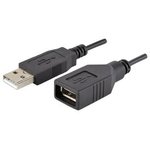 CBL-UA-UJ2-1, USB Cables / IEEE 1394 Cables USB Cable, Type A Plug to Type A ...