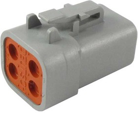 Фото 1/3 DTP06-4S, DTP Automotive Connector Plug 4 Way