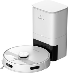 Фото 1/10 Робот-пылесос Polaris PVCRDC 6002 WIFI IQ Home, 45Вт, белый/белый