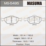 MS-5495, Колодки тормозные дисковые