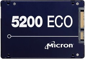 Фото 1/2 Твердотельный накопитель Micron 5200ECO 1.92TB SATA 2.5" SSD Enterprise Solid State Drive, 1 year