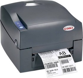 Принтер этикеток Godex TT G500UES, термо/термотрансферный принтер, 203 dpi, 5 ips, (дюймовая втулка риббона), USB+RS232+Ethernet.