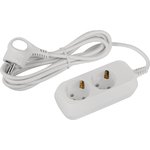 Удлинитель электрический ЭРА UDL-10-230-E Greenline 2 розетки с заземлением 3м ...