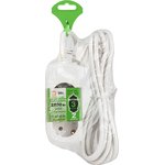 Удлинитель электрический ЭРА UDL-10-230-E Greenline 2 розетки с заземлением 3м ...