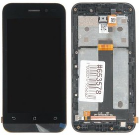 (FPC9396H-V0) дисплей в сборе с тачскрином и рамкой крепления для Asus ZenFone Go ZB452KG