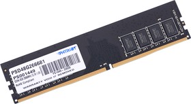 Фото 1/4 DDR 4 DIMM 8Gb PC21300, 2666Mhz, PATRIOT Signature (PSD48G266681) (retail)