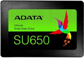 Фото 1/4 SSD 2.5" ADATA 120GB SU650  ASU650SS-120GT-R  (SATA3, up to 520/320MBs, 3D NAND, 70TBW)