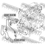 Ролик натяжителя HYUNDAI H-1 07 2007-2015 [GEN] \ 2287-D4CB FEBEST