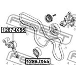 Ролик обводной HYUNDAI IX55 07 (2007-2013) 1288-IX55