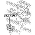 Опора шаровая SSANGYONG KYRON 05-15 1420-REXLF