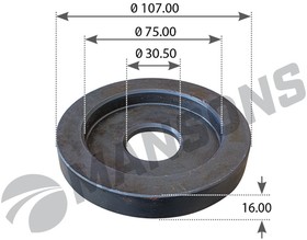 600.019, Шайба SCANIA болта рессоры MANSONS