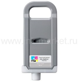 ITS-2222B005-0700, Картридж ITSinks для Canon, PFI-702 Photo Gray, 700 мл (2222B005) Canon ImagePrograf iPF8100, iPF9100, PFI-702PGY, фото С