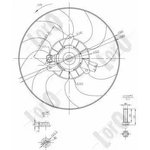 0090140003, Вентилятор радиатора CITROEN BERLINGO 96- 1.1 i, XSARA 97- 1.4 i ...