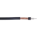 2163679, Coaxial Cable PVC 6.1mm 75Ohm Bare Copper Black 100m