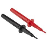 1253734, Fusted Test Probe, 1kV, 500mA, 135mm, Black, Red