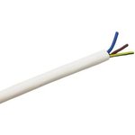 2101249, Mains Cable 3x 0.75mm² Tinned Copper 750V 25m White