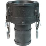 0,5in, Камлок типа С, розетка с хвостовиком (полипроп.) TL50CPP