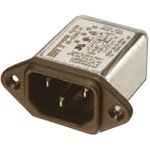 RIX0642P, 6A, 250 V ac/dc Screw Mount IEC Inlet Filter RIX0642P, Pin