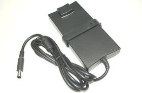 Фото 1/3 Блок питания (сетевой адаптер) для ноутбуков Dell 19.5V 4.62A 90W 7.4x5.0 мм с иглой черный slim, с сетевым кабелем