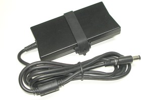 Фото 1/5 Блок питания (сетевой адаптер) для ноутбуков Dell 19.5V 3.34A 65W 7.4x5.0 мм с иглой черный slim, с сетевым кабелем