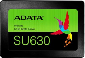 Фото 1/4 SSD 2.5" ADATA 480GB SU630  ASU630SS-480GQ-R  (SATA3, up to 520/450MBs, 3D QLC, 100TBW)