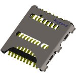 1010170469#2A, Memory Card Connectors UFS+ Micro SD, push/pull, 30u''