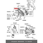 Сальник балансировочного вала передн. L MITSUBISHI MD343565