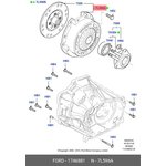 1746881, Сцепление в сборе без подшипника| комплект (корзина+диск) \Ford Focus ...