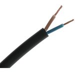 7739039, Mains Cable 2x 1.5mm² Copper 750V 100m Black