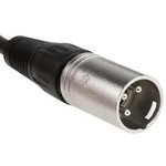7424494, Audio Cable, Microphone, XLR 3-Pin Socket - XLR 3-Pin Plug, 3m