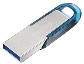 SDCZ73-064G-G46B, Флеш накопитель 64GB SanDisk CZ73 Ultra Flair, USB 3.0, Tropical Blue