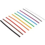 8121231, Clip-On Pre-Printed Cable Marker Kit, '0' ... '9' 2.3mm Pack of 250 pieces