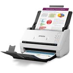 Сканер протяжный Epson WorkForce DS-770II (B11B262401/501) A4 белый/черный