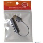 ORIENT AU-04PL Адаптер USB to Audio ((звуковая карта), jack 3.5 mm (4-pole) для ...