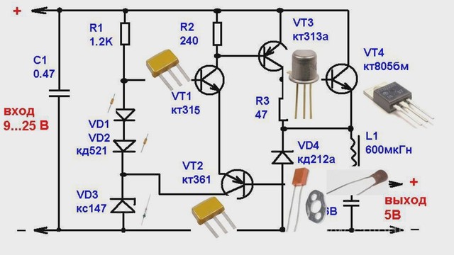 Кт805бм характеристики транзистора схема