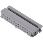 AWP 64-7240-T, 64-Way IDC Connector Socket for Cable Mount, 2-Row