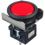 LBW6P-1T04R, Светодиодный индикатор в панель, Красный, 24 В, 22.3 мм, IP65