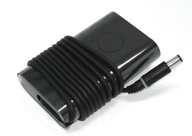 Блок питания (сетевой адаптер) HK65NM130 для ноутбуков Dell 19.5V 3.34A 65W 7.4x5.0 мм с иглой черный, с сетевым кабелем Premium – купить оптом и в розницу