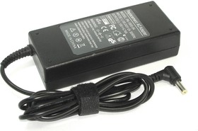 Фото 1/2 Блок питания (сетевой адаптер) для ноутбуков 19V 4.74A 90W 5.5x1.7 мм черный, с сетевым кабелем REPLACEMENT