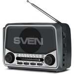SVEN SRP-525 серый Радиоприёмник (3 Вт, FM/AM/SW, USB, SD/microSD, 2 x RCA ...