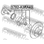 1782-A3RA43, Ступица задняя