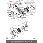 MD368210, Ролик приводного ремня MITSUBISHI L200, PAJERO, MONTERO