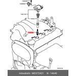 Свеча зажигания MITSUBISHI MD372421 (BKR5EKUD)