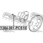 1284-001-PCS10, Шпилька колёсная (10 шт. в упаковке)