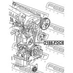 Ролик обводной приводного ремня (компл.) FORD Mondeo IV/Galaxy II/S-Max ...