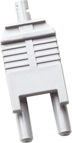 HFBR, POF Duplex Fibre Optic Connector 1mm Fibre Size, 2.8dB Insertion Loss