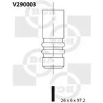 V290003, КЛАПАН 26.0x6.0x97.0 EX OPL VECTRA/OMEGA 2.0TDI 16V 97-