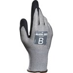 580 10, KRYTECH 580 Grey HPPE Cut Resistant Work Gloves, Size 10, Large ...