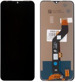 (Spark 5 Air) дисплей в сборе с тачскрином для Tecno Spark 5 Air/Pouvoir 4, черный (copy lcd)
