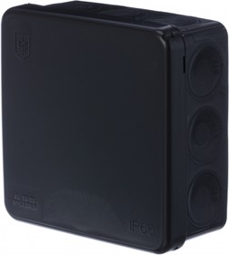 Фото 1/4 ABB Коробка распределительная, наружного монтажа, IP55, черная